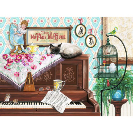 RAVENSBURGER Puzzle Kočka na klavíru XL 750 dílků 141560