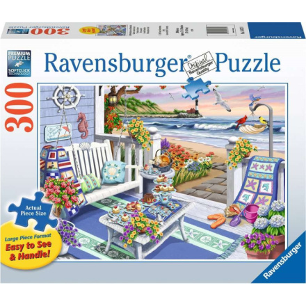 RAVENSBURGER Puzzle Na slunečném pobřeží EXTRA 300 dílků 141571