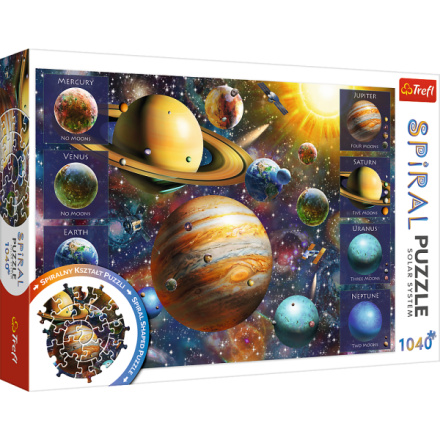 TREFL Spiral puzzle Sluneční soustava 1040 dílků 141638