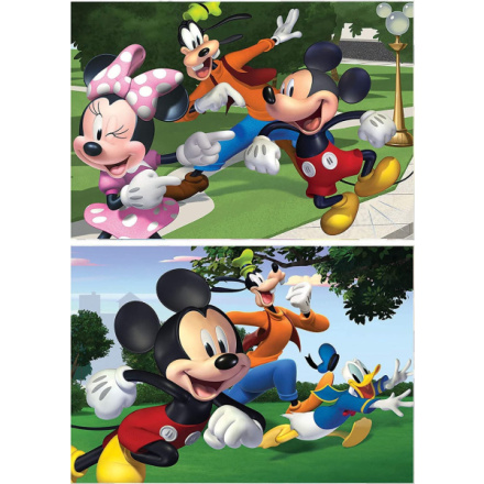 EDUCA Puzzle Mickey a přátelé 2x48 dílků 141907