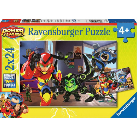RAVENSBURGER Puzzle Power Players 2x24 dílků 142596