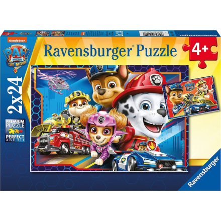 RAVENSBURGER Puzzle Tlapková patrola: Záchranáři 2x24 dílků 142927