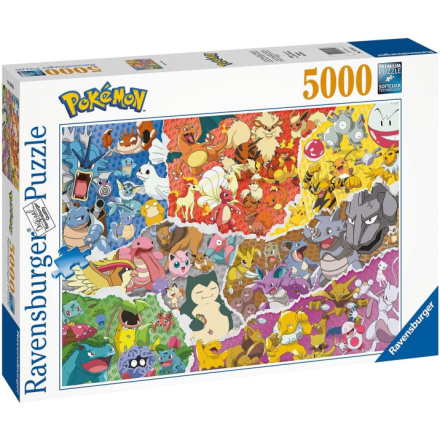 RAVENSBURGER Puzzle Pokémon Allstars 5000 dílků 143611