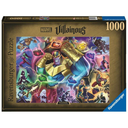 RAVENSBURGER Puzzle Marvel Villainous: Thanos 1000 dílků 144060