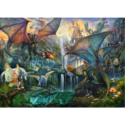 RAVENSBURGER Puzzle Dračí les 9000 dílků 144093