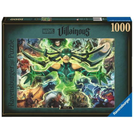RAVENSBURGER Puzzle Marvel Villainous: Hela 1000 dílků 144096