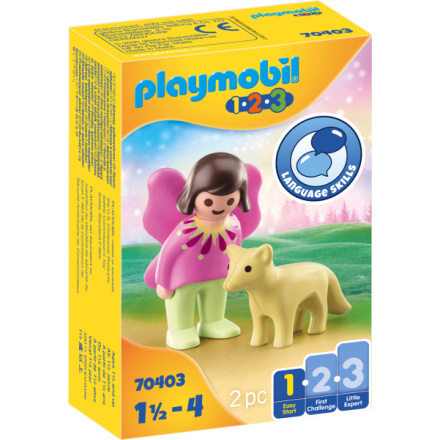 PLAYMOBIL® 1.2.3 70403 Vílí kamarádka s liškou 144122