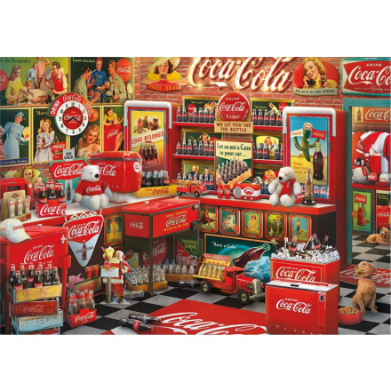 SCHMIDT Puzzle Coca Cola Nostalgický obchod 1000 dílků 144548