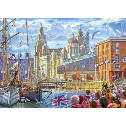 GIBSONS Puzzle Albert Dock, Liverpool 1000 dílků 145379