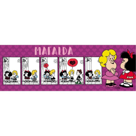 CLEMENTONI Panoramatické puzzle Mafalda 1000 dílků 145395