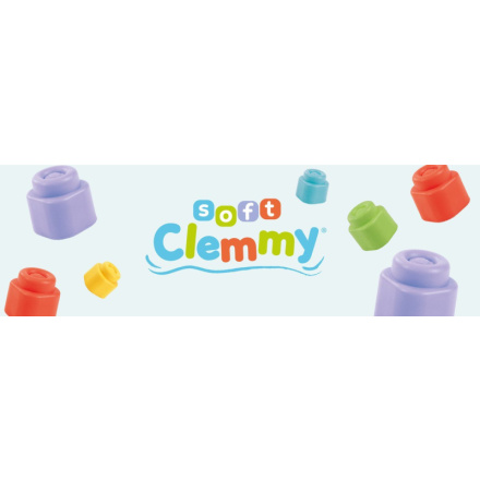 CLEMENTONI Soft Clemmy Senzorické podložky s kostkami 145640