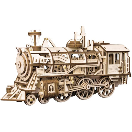 ROBOTIME Rokr 3D dřevěné puzzle Lokomotiva 350 dílků 145785