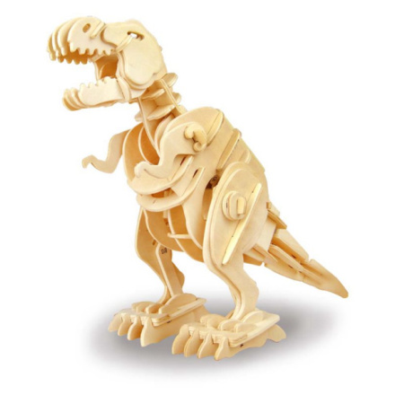 ROBOTIME Rokr 3D dřevěné puzzle Chodící T-Rex 85 dílků 145786