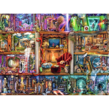 RAVENSBURGER Puzzle Velká knihovna 1500 dílků 146020