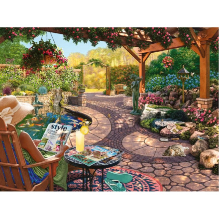 RAVENSBURGER Puzzle Pohoda v útulné zahradě XL 750 dílků 146110