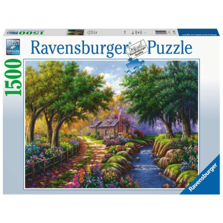 RAVENSBURGER Puzzle Domek u řeky 1500 dílků 146367