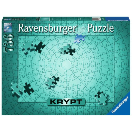RAVENSBURGER Metalické puzzle Krypt Metallic Mint 736 dílků 146376