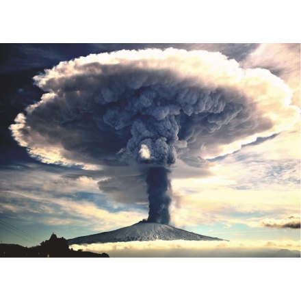 RAVENSBURGER Puzzle Sopka Etna, Sicílie 1000 dílků 146378