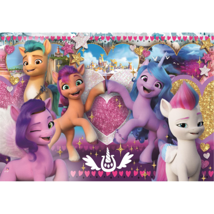 CLEMENTONI Puzzle My Little Pony: Láskyplní poníci MAXI 104 dílků 146651