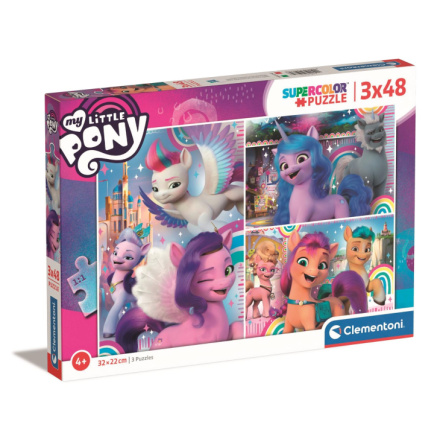 CLEMENTONI Puzzle My Little Pony 3x48 dílků 146655