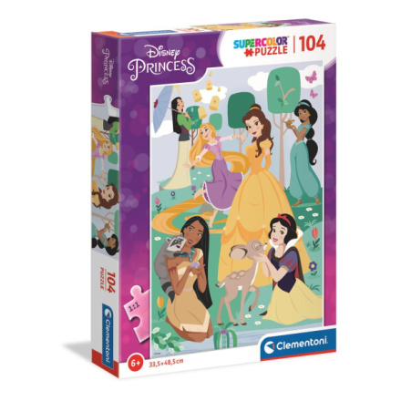 CLEMENTONI Puzzle Disney princezny 104 dílků 146699