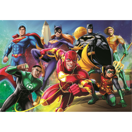 CLEMENTONI Puzzle DC Comics: Liga spravedlonosti 104 dílků 146702