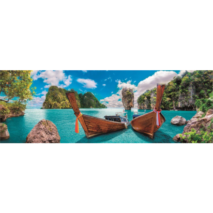 CLEMENTONI Panoramatické puzzle Zátoka na ostrově Phuket 1000 dílků 146804