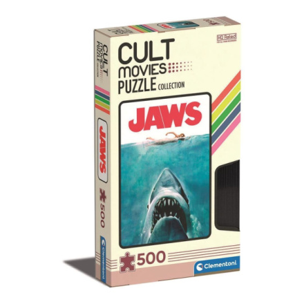 CLEMENTONI Puzzle Cult Movies: Čelisti 500 dílků 146834