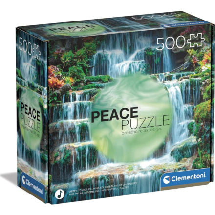 CLEMENTONI Peace puzzle: Zurčení vody 500 dílků 146838