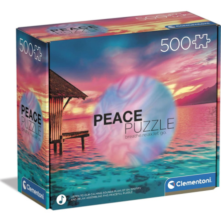 CLEMENTONI Peace puzzle: Žít přítomností 500 dílků 146841
