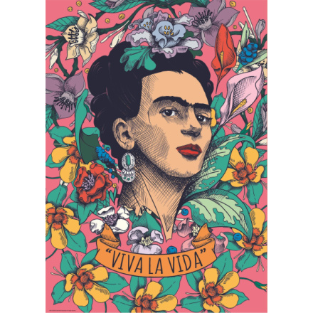 EDUCA Puzzle Frida Kahlo: Viva la vida 500 dílků 147093