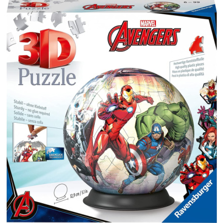RAVENSBURGER 3D Puzzleball Marvel: Avengers 73 dílků 147291