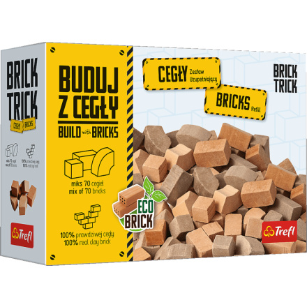 TREFL BRICK TRICK Náhradní balení cihel mix 70ks 148015