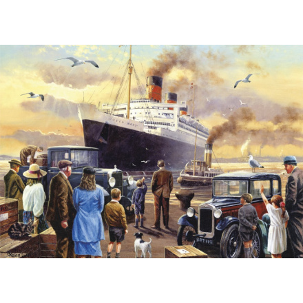 PIATNIK Puzzle RMS Queen Mary 1000 dílků 148227