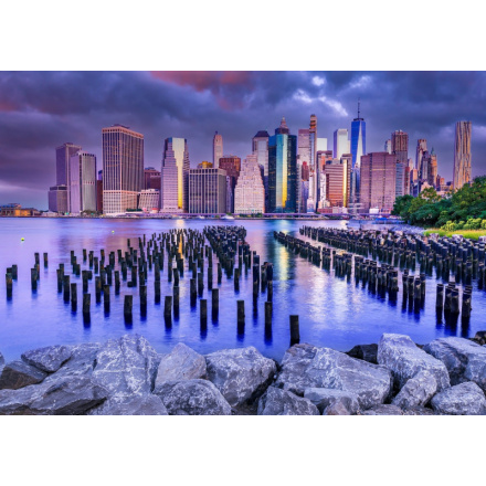 ENJOY Puzzle Zatažená obloha nad Manhattanem, New York 1000 dílků 148506