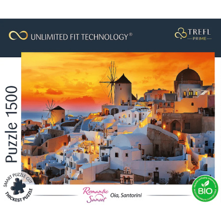 TREFL Puzzle UFT Romantic Sunset: Oia, Santorini 1500 dílků 148526