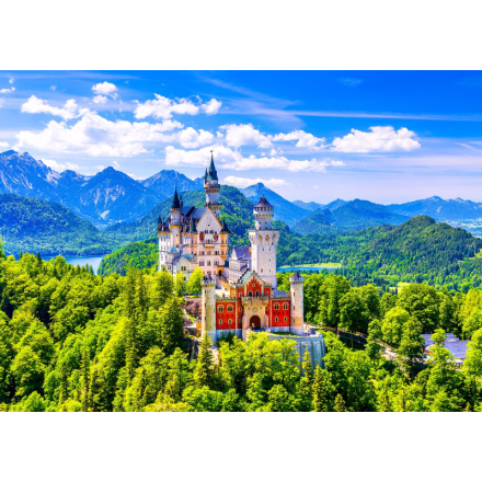 ENJOY Puzzle Zámek Neuschwanstein v létě, Německo 1000 dílků 148529
