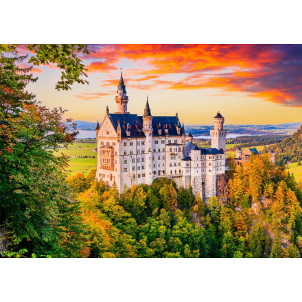 ENJOY Puzzle Zámek Neuschwanstein na podzim, Německo 1000 dílků 148544