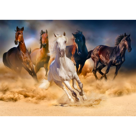 ENJOY Puzzle Koně cválající v poušti 1000 dílků 148576