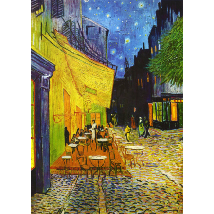 ENJOY Puzzle Vincent Van Gogh: Terasa kavárny v noci 1000 dílků 148646