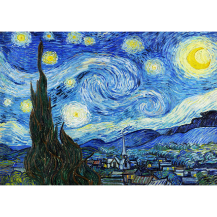 ENJOY Puzzle Vincent Van Gogh: Hvězdná noc 1000 dílků 148647