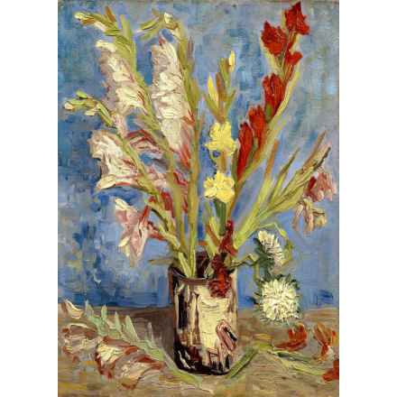 ENJOY Puzzle Vincent Van Gogh: Váza s gladiolami a čínskými astrami 1000 dílků 148660