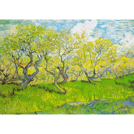ENJOY Puzzle Vincent Van Gogh: Kvetoucí sad 1000 dílků 148664