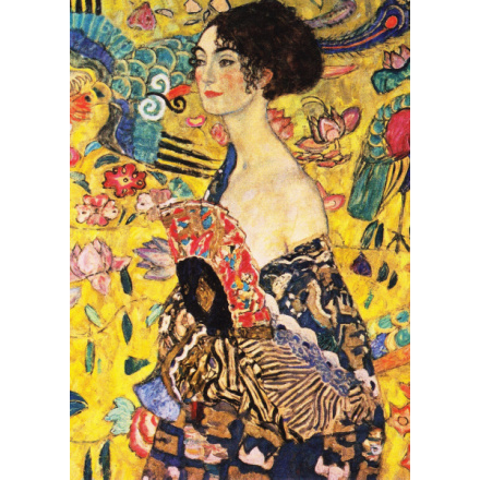 ENJOY Puzzle Gustav Klimt: Dáma s vějířem 1000 dílků 148667