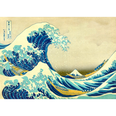 ENJOY Puzzle Katsushika Hokusai: Velká vlna u pobřeží Kanagawy 1000 dílků 148672