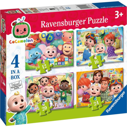 RAVENSBURGER Puzzle Cocomelon 4v1 (12, 16, 20, 24 dílků) 148941