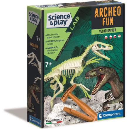 CLEMENTONI Science&Play ArcheoFun: Velociraptor 149094