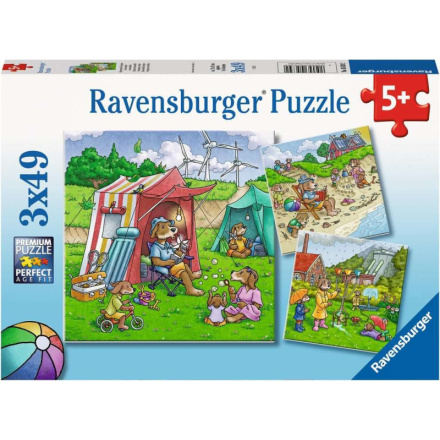 RAVENSBURGER Puzzle Obnovitelná energie 3x49 dílků 149444