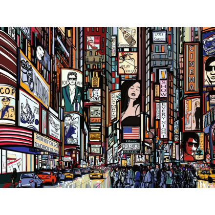 RAVENSBURGER Puzzle Barevný New York 1000 dílků 149475