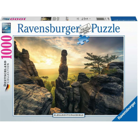 RAVENSBURGER Puzzle Labské pískovce za rozbřesku 1000 dílků 149483
